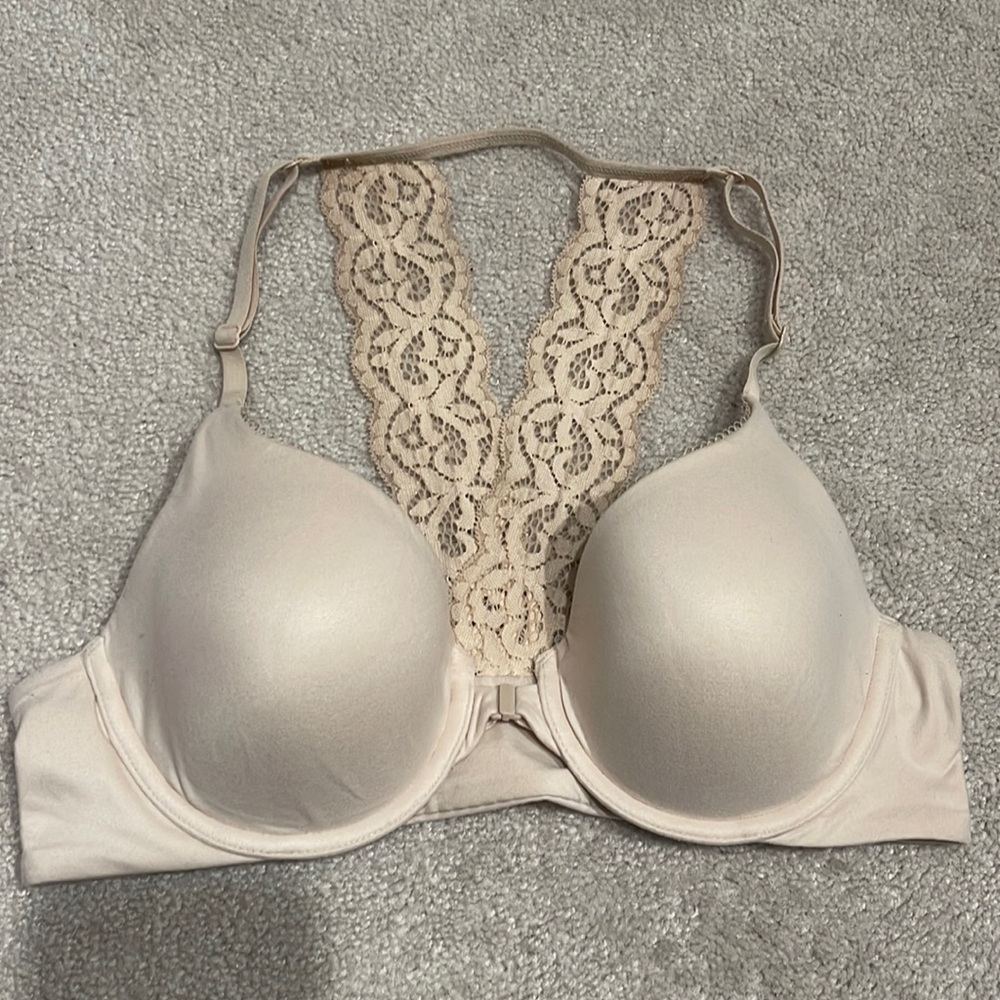 Body by Victoria Racerback Perfect Coverage bra latte